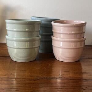 Ramekins Cottage Kitchen - Choose‎ From Blue, Robins Egg Blue And Pink